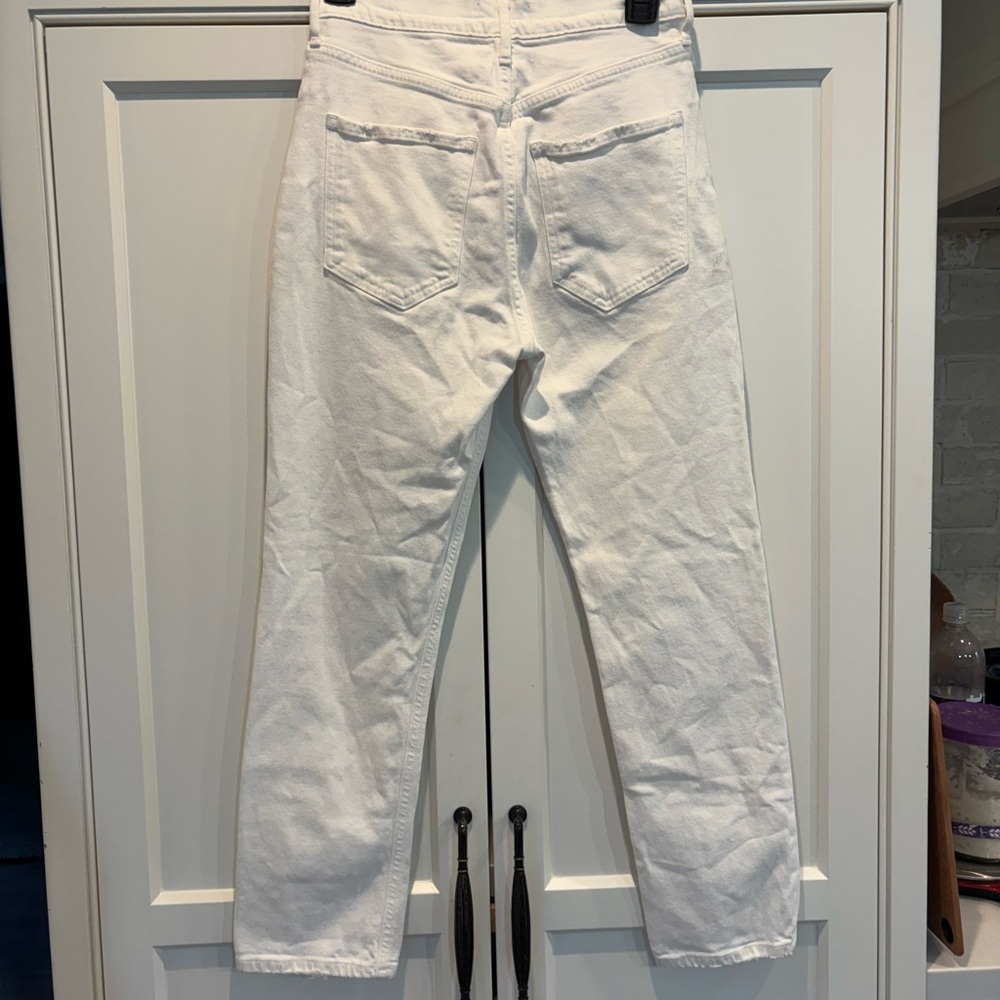 AGOLDE Riley Crop white jeans size 25 - Picture 5 of 6